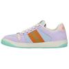 Screener Lovelight Leather Distressed Shoes Low Top Stylish Skateboarding Shoes Women's Purple Blue Orange 708295 0YIA0 5380