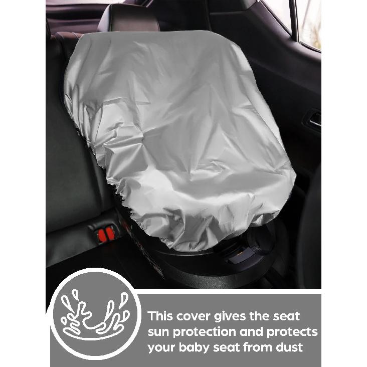 Baby Car Seat Sun Shade Cover Blocks Out Heat & Sun UV Covers Universal Baby Travel Accessories Cool Shade Fit Baby Seat Cover