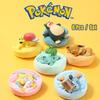 Durable 6 Pcs/Set Pokemon Pikachu Bulbasaur Anime Figures Toys Sleep Starry Dream Series Action Figure Cartoon Birthday Gift