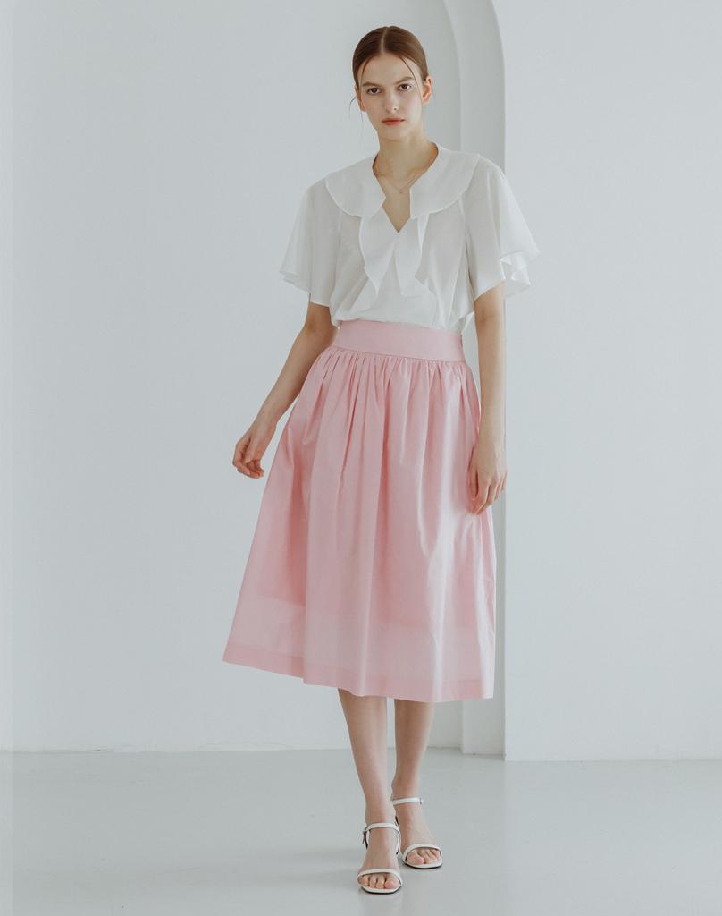 GIEMAR Pink Flare Skirt