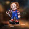 Halloween Horror Doll Building Blocks Scary Movie Clown Figures Model Kit - Decorative And Gift Toy for Fans Suitable for All Ag
