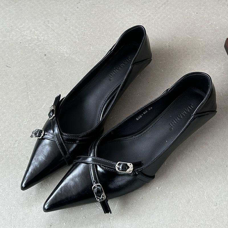 Móda Dámské Lodičky s Nízkým Podpatkem Boty Nazouváky Klínky Obuv Šaty Dámské Mělké Módní Špičaté Dámské Boty na Podpatku Jaro Podzim