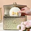 Mini Fashion Eco-Friendly False Eyelash Storage Box Flower Shape Abs Makeup Cosmetic Tool Portable Case Organizer