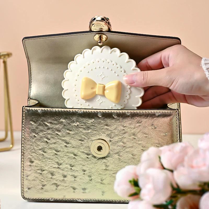 Mini Fashion Eco-Friendly False Eyelash Storage Box Flower Shape Abs Makeup Cosmetic Tool Portable Case Organizer