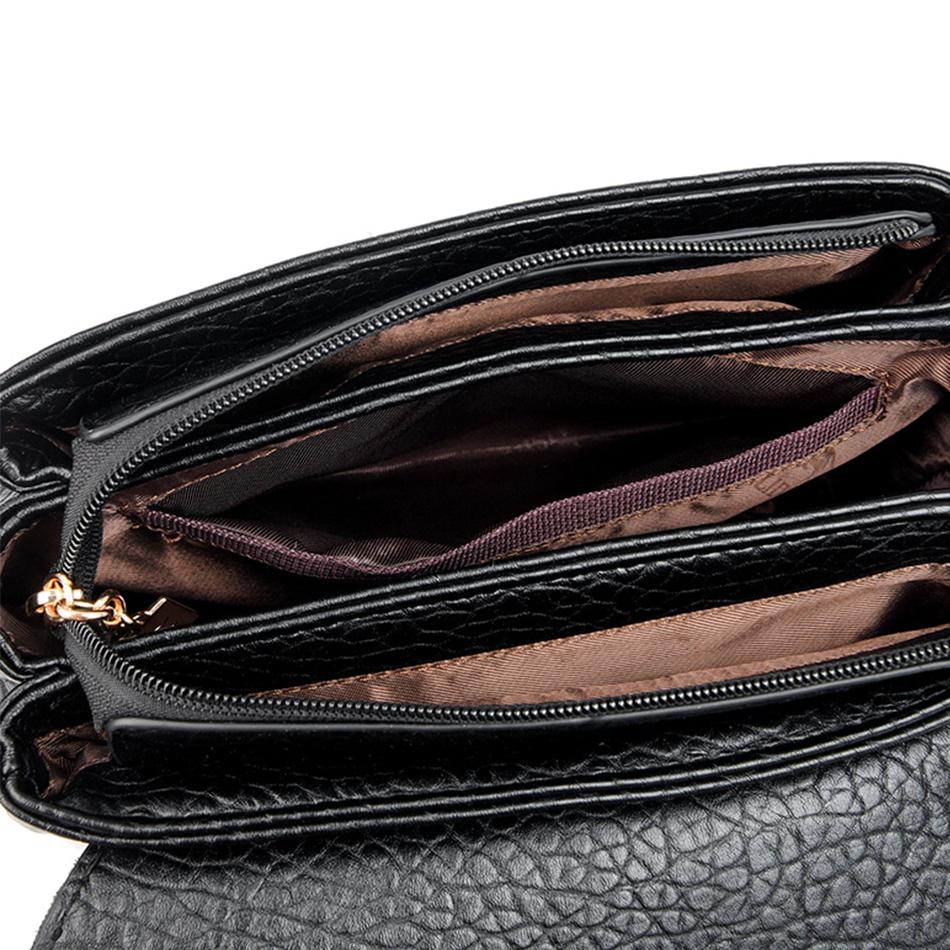 Nowe wysokiej jakości skórzane damskie torby na ramię Damskie luksusowe torebki i torebki Markowe markowe torby na co dzień typu Croosbody