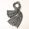 New Cashmere Plaid Scarf Autumn and Winter Women's Cashmere Scarf Black and White Plaid Thousand Birds Warm Shawl Scarf