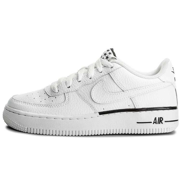 

Nike Air Force 1 Retro Casual Low Top Skate Shoes Women Sneakers White Black 596728-103 38.5