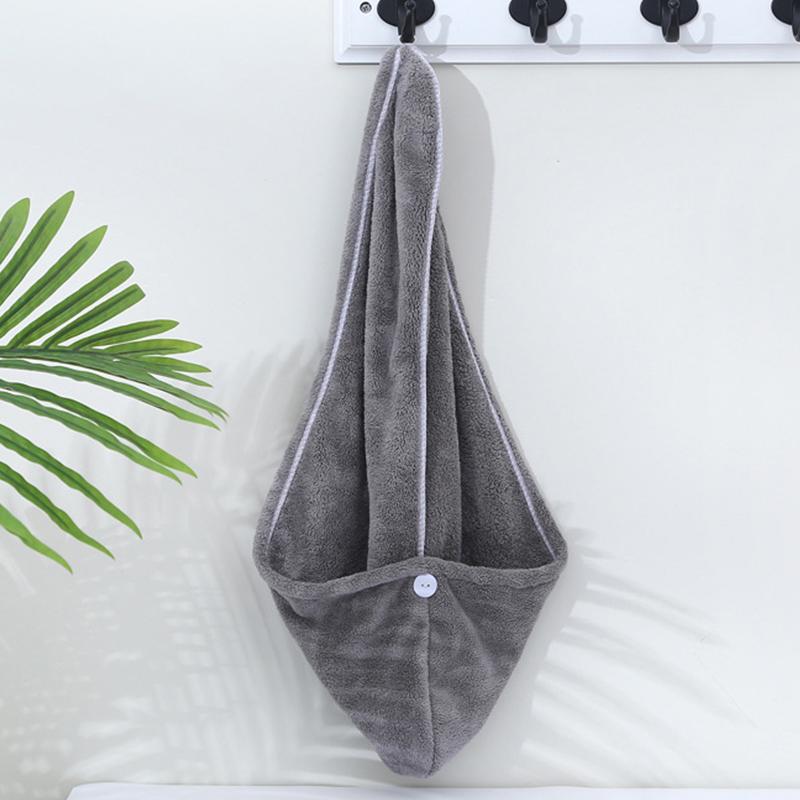 

Женское полотенце для быстрой сушки длинных волос, мягкие полотенца из микрофибры, шапочка для душа, шапочка для сушки волос, супервпитывающее полотенце 25x65cm