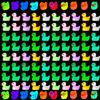 60pcs Luminous Duck Ornament Mini Ducks Resin Tiny Decor Statue Garden Figurines Home Decor For Party Favors, Birthday Gifts Holiday (Assorted Colors)
