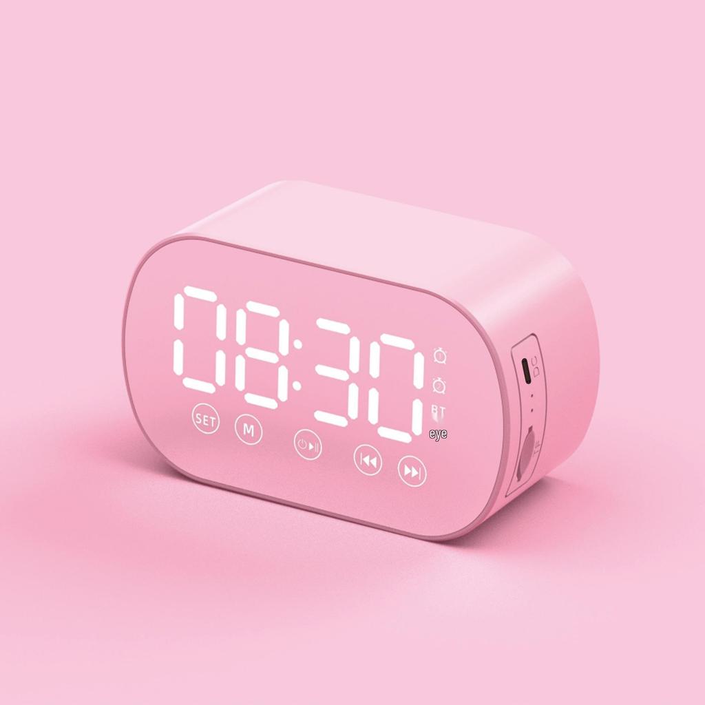 Bluetooth Clock Speaker Z7: Smart Desktop Alarm with Deep Bass.