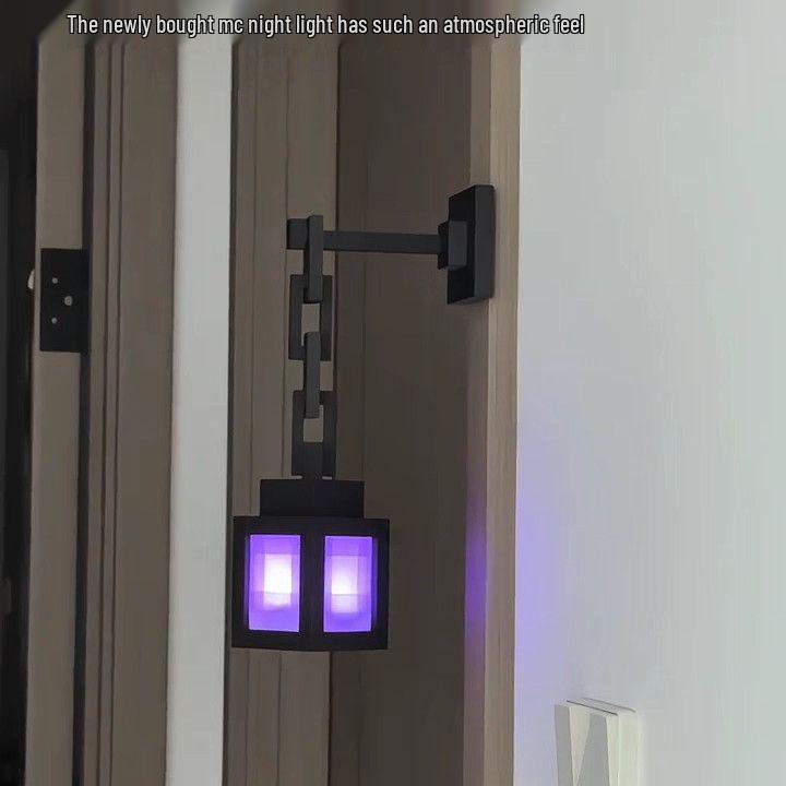 

Нічник Minecraft: Портативна приліжкова лампа з акумуляторним світлодіодом для атмосфери