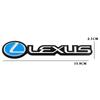 3D Metal Stickers Car Trunk Badge Emblem For Lexus F SPORT LBX NX RX 350h 450h Plug-in Hybrid ES UX 300e GS GX IS LS LX CT LC RC AFG1