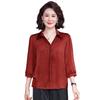 Yuzhaolin Women's New Chinese Style Seven-Quarter Sleeve Top