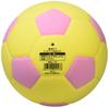 MIKASA Junior Soccer Size Smile Soccer Elementary School Glued Recommended Internal Pressure Ball, 4, (for Students), Approx. 180g, Yellow/Pink,