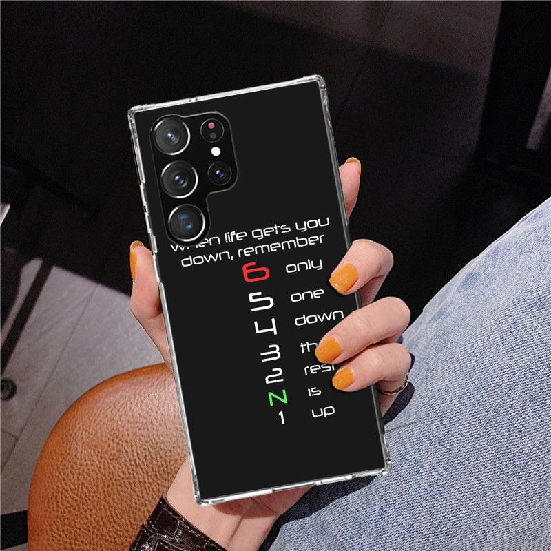 1N23456 Cool Motorcycle Phnoe Case for Samsung Galaxy S26 S25 Edge S23 S24 Ultra S22 Plus S21 S20 FE Unique Cover Soft Coque Gal