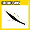 Car Headlight Eyebrow Eyelid Cover Trim Black For BMW 3 Series E90 E91 2005-2012