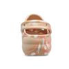 Crocs Classic Marble Pattern Cloud Casual Classic Clogs Beach Sandals Women Sandals Brown 207176-2ZM