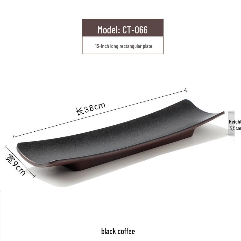 Plastic Rectangular Side Dish Plate