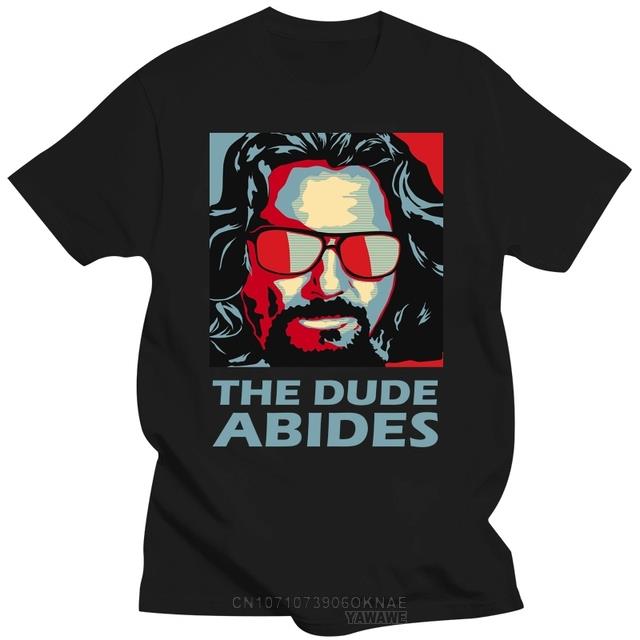 The Big Lebowski TShirts The Dude T Shirt Round Collar Tees TShirt Short Sleeve Adult Streetwear TShirt