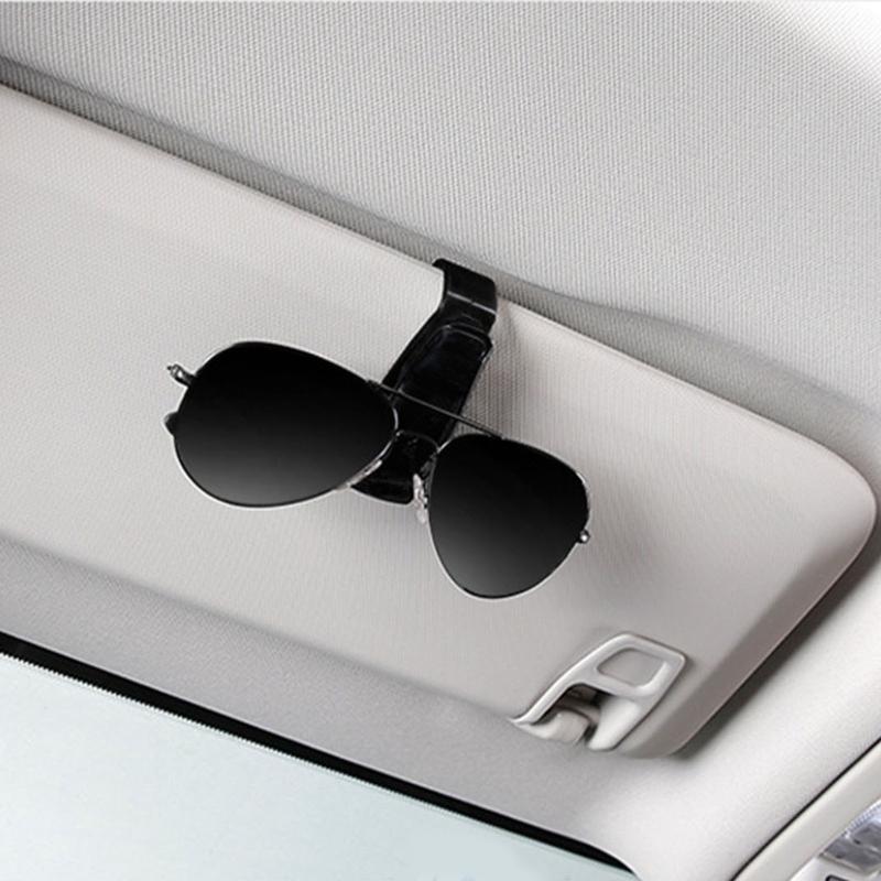 Universal Automotive Eyeglass Organizer Sun Visor Glasses Ticket Card Clip on for Seat Backs Ticket Holder Clip