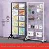 Space Frame Iron Mesh Storage Rack with Hooks and Shelves for Kindergarten