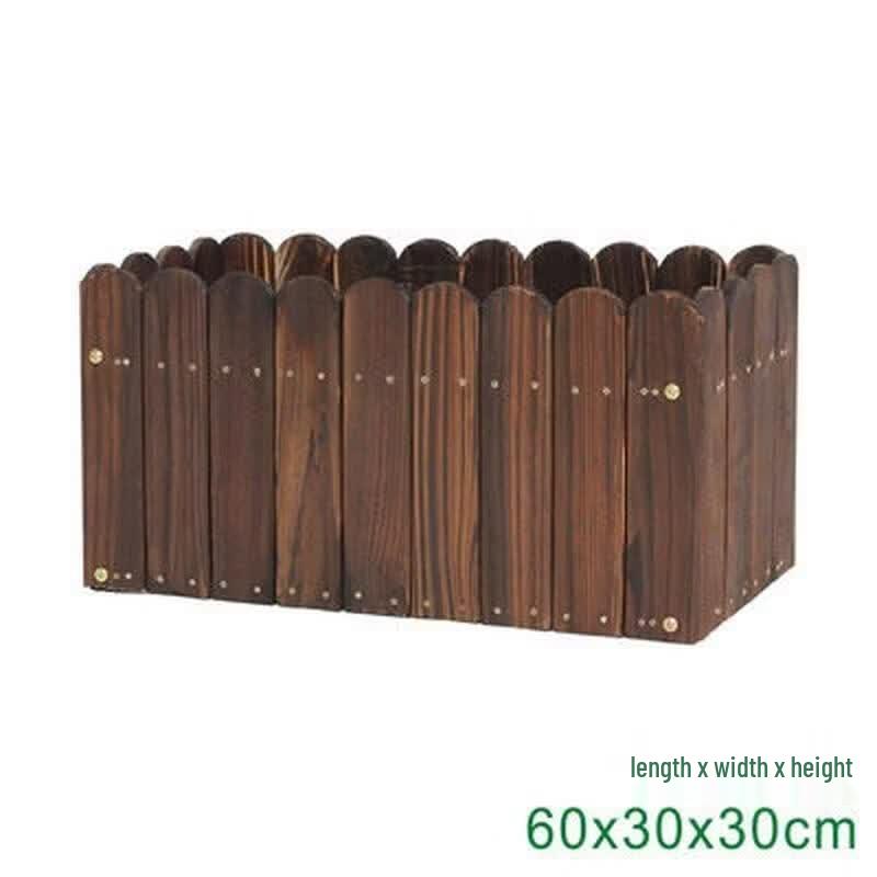 HANDUNYOU Outdoor Anti-Corrosion Wood Planter Box & Partition Fence