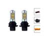 2pcs LED DRL Car running lights turn signal 7440 W21W led Driving lights Auto Reverse light.