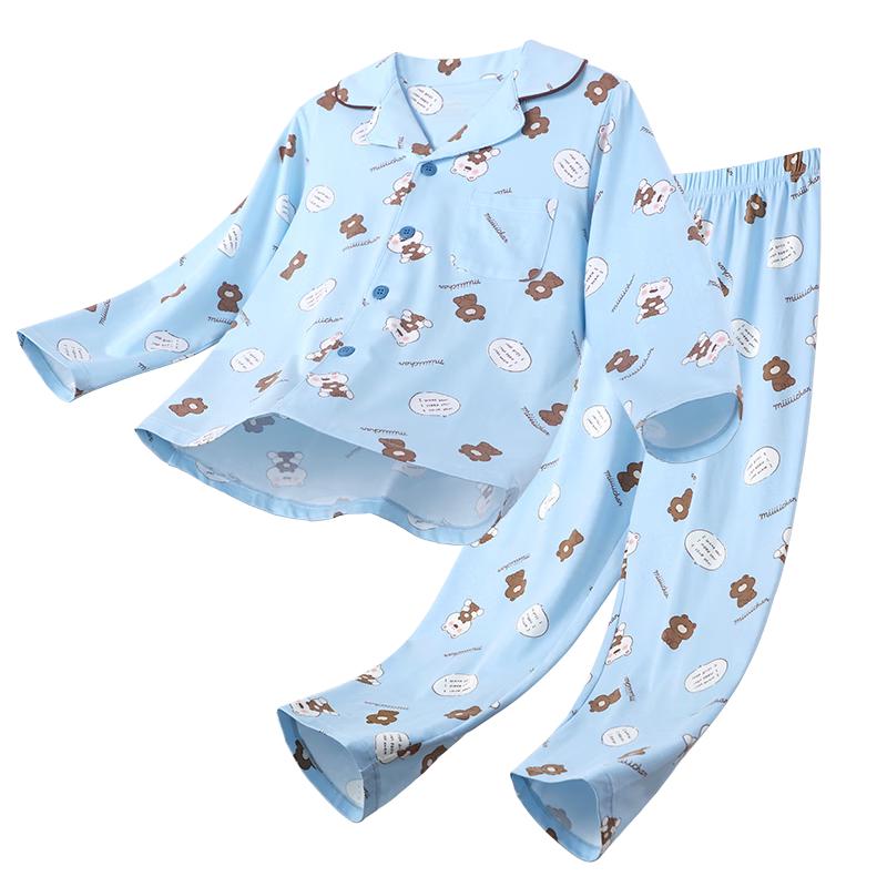 miiiiichan Co-branded Boys Cartoon Pajama Set 140