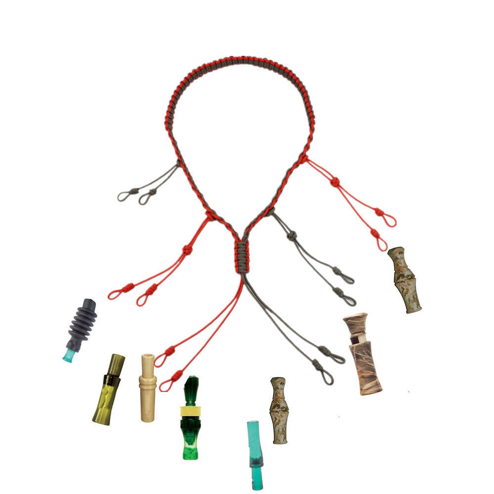 Buy Duck Call Lanyard Secures 5 Calls Premium Hand Braided Camouflage
