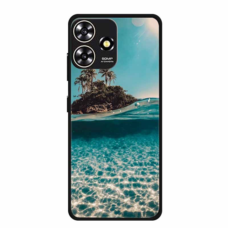 Für ZTE Blade V50 DESIGN 4G Hülle Original Weiches Silikon TPU Handyhüllen Rückseite für ZTE V50 Design 4G Mode Planet Coque