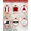 high quality6pcs Santa Claus Costume Set for Men | Adult Professional Deluxe Santa Suit for Christmas Party - Care Instructions: Do not wash.