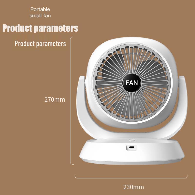 Compact Multi-Functional USB Tabletop Air Circulation Fan for Home and Office