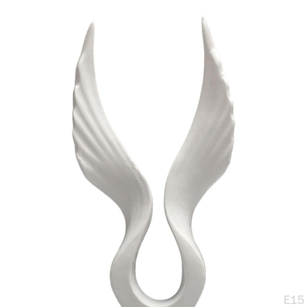 3/Angel Wing Statue Resin Figurine Sculpture Artwork Feng Shui European Style Miniature Animal Model
