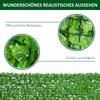 3 X 1m Artificial Leaf Wall - Green