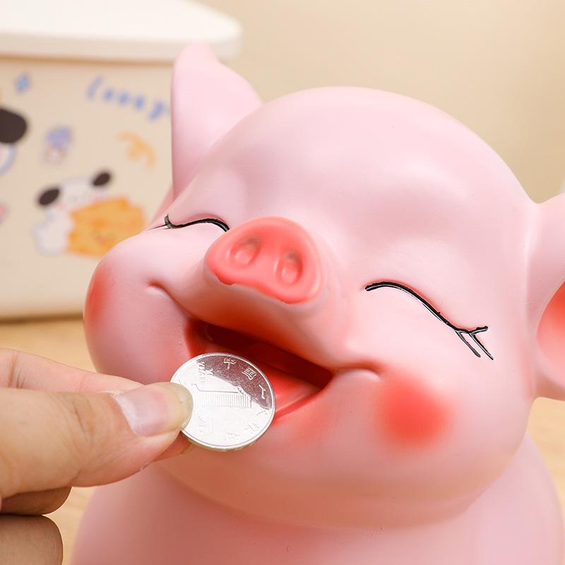 Entzückliches Sparschwein: Cartoon-Schwein-Sparschwein & Dekor-Geschenk