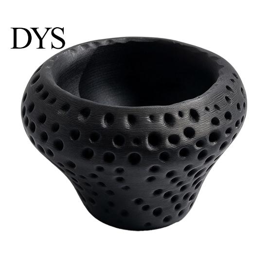 Unique Home Office Decor Strawberry Succulent Planter Pot, 3D Printed Cute Shape Small Plant Mini Ceramic Style Decorative Flower Pot for Cactus Herb,