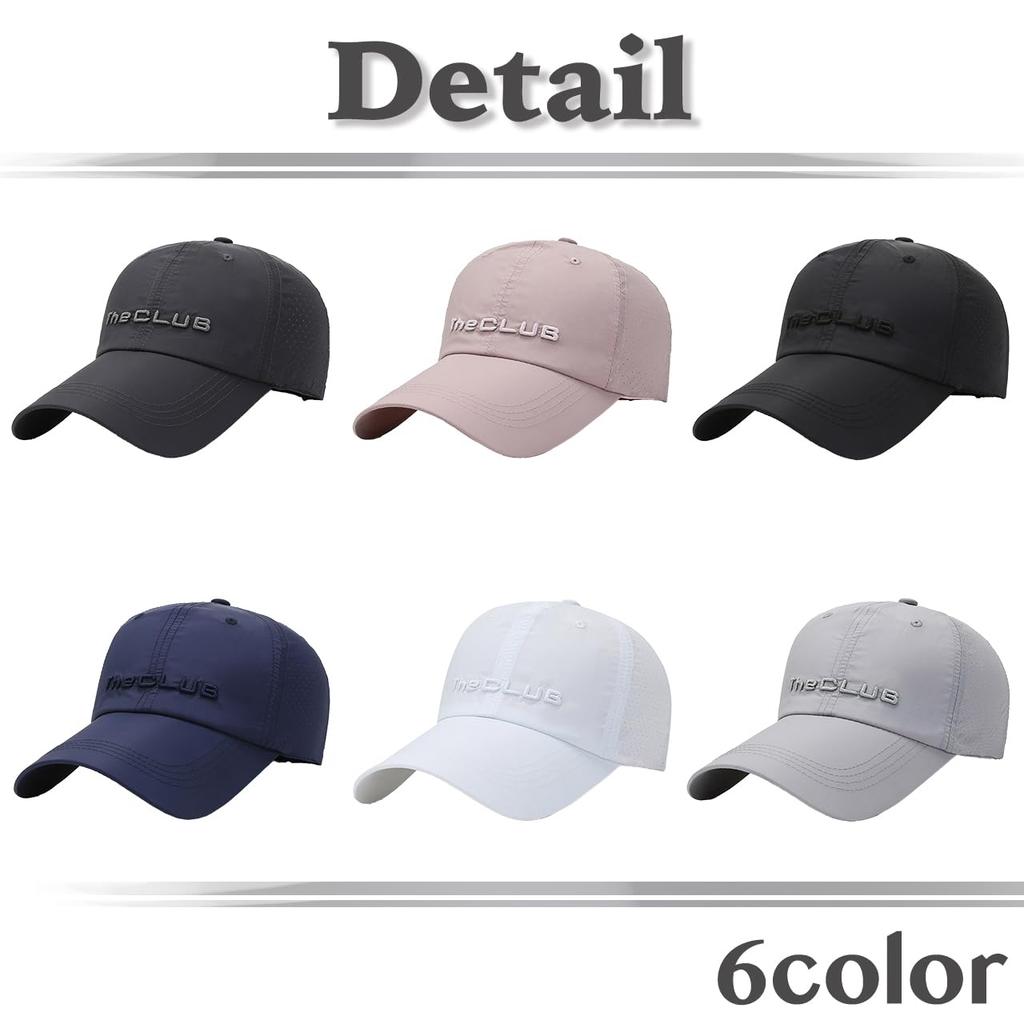 White Fang CZA097 Sun Simple for and Casual Wear Men's (Light Gray) Cap, Protection, Lightweight, Design, Sports, Outdoors,