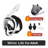 Underwater Scuba Anti Fog  Face Diving Mask Snorkeling Respiratory Masks Safe Waterproof Swimming Equipment for Adult Kids