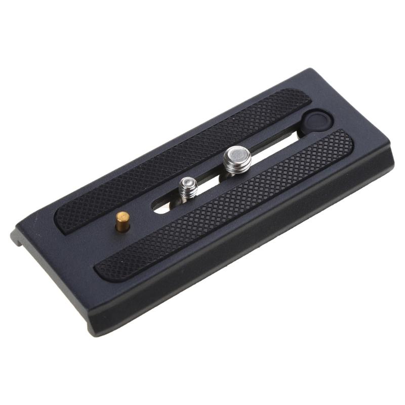 

Camera Quick Release Shoe Plate Tripod Rapid Connect Adapter Mount with 1/4 & 3/8 Threads- for MFT577/500/701 Tripod 1