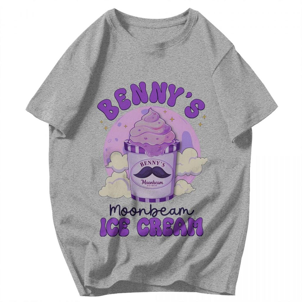 T-shirt da uomo Benson Boone Moonbeam Ice Cream Tour Album 2025 Trendy Estiva Y2K Grafica Personalizzata Abbigliamento Unisex T-shirt