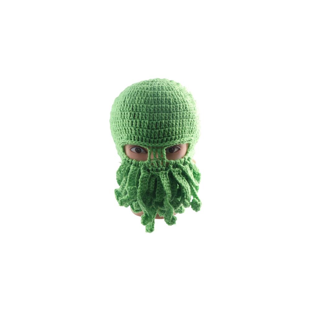 Halloween Balaclava Hat Animal Cthulu Ski Cap Novelty Knitted Beanie  Outdoor Sports