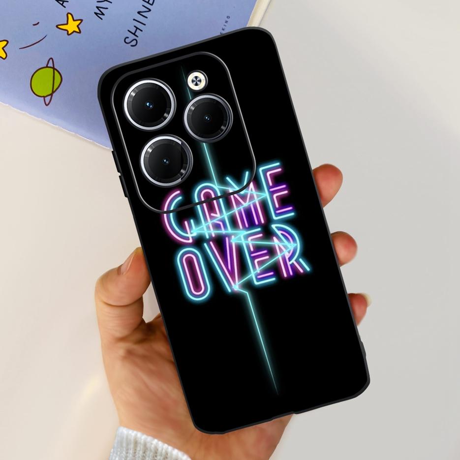For Infinix Hot 40 Pro Case X6837 Cute Fashion Cover Soft Silicone Phone Case For Infinix Hot 40i Hot40 Pro Hot40i Fundas Bumper
