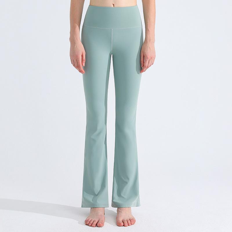 

Yoga Flare Pants for Women - Antibacterial, High-Waist, Quick-Drying, Breathable, Elastic Fitness Pants Medium