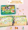 Quiet Busy Book Baby Montessori Material Toys Sticker Paste Matching Game Toddler Cognition Toy Book Kids Early Educational Toys