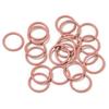 Colorful Open Jump Rings for DIY Jewelry Making - Round Single Loop Iron Rings for Beading Bracelets