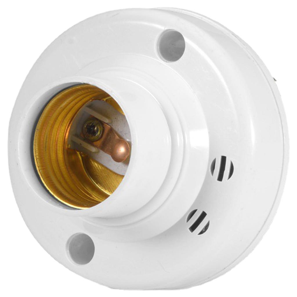 E27 Screw Mount Light Socket White Ceiling Lamp Holder LED Light Bulb Fixing Base E27 LED Light Bulb Stand