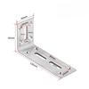 1Pc Adjustable L-Shape Corner Brace with Screws - Slotted Joint Right Angle Bracket for Furniture Wood Shelves Cabinet