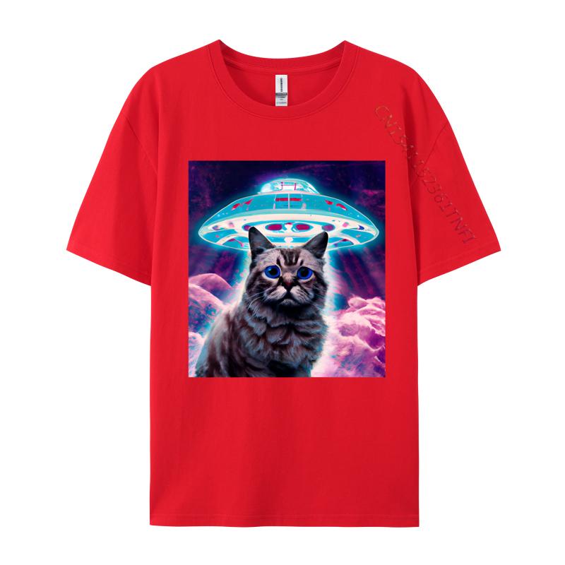 Help Me Cat T Shirt Geek Gift TShirt Aline Attacks The Cat Tshirt Funny Anime Mens Cotton Graphic Tshirts