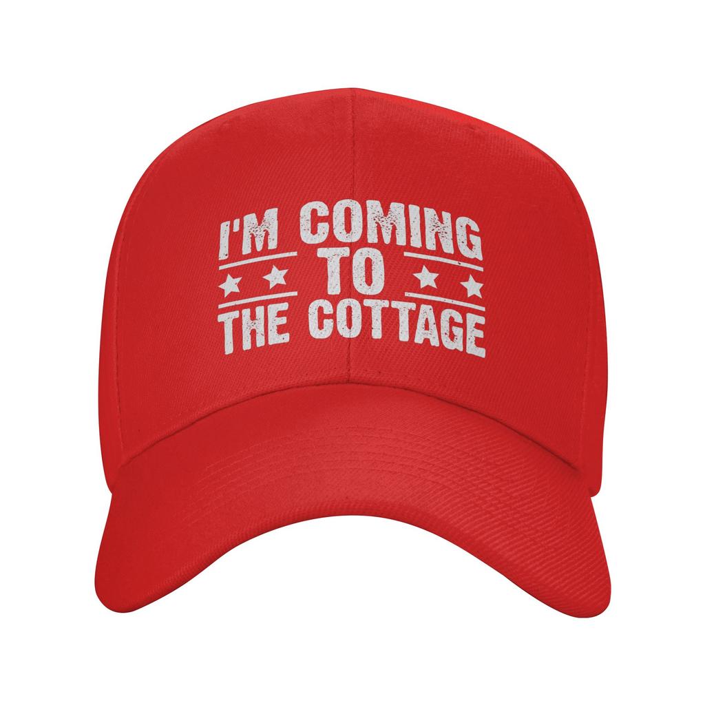 Summer Im Coming To The Cottage Romance Hockey Baseball Cap Running Hippie Y2k Custom Logo Sun Hip Hop Hats Male Snapback Cap