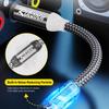 Riksoin 3.5mm to 2 RCA Audio Cable with Ferrite Core Particles AUX Splitter for Phone PC Car Stereo Amplifier SubwooferGood product